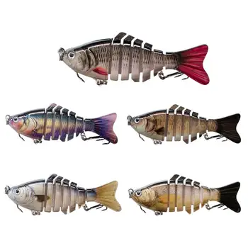 15g 10cm Vajumine Wobblers 7 Segmentide Kalapüügi Lures Multi Mitte Swimbait Raske Sööt kalastustarbed Bass Isca Crankbait