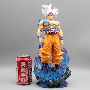 32cm Seitse Dragon Ball Z Saiyan Gk Kakarot Valge Jumala Tasuta Ülim Oskus Goku Begit Käsitöö Anime Mudel