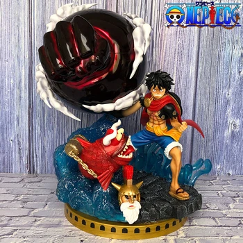 38cm One Piece Anime, Joonis Gk Konkurentsi Valdkonnas Gladiaator Monkey D. Luffy Võib Muutuda Super-Suur Kuju Mudel Mänguasja Kaunistamiseks