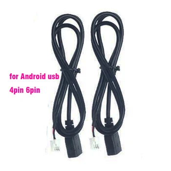 Adapter Kaablid USB-Kaabel AUX Universaalne auto raadio Android Navigatsiooni 4pin ja 6pin connector Adapter Kaablid USB-Kaabel AUX Universaalne auto raadio Android Navigatsiooni 4pin ja 6pin connector 3