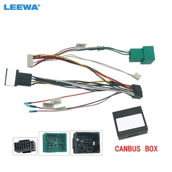 LEEWA Auto Audio-16PIN DVD-Mängija Võimsus Calbe Adapter USB Cablue With Canbus Kast Chevrolet Orlando 2018 Stereo Pistiku Juhtmed