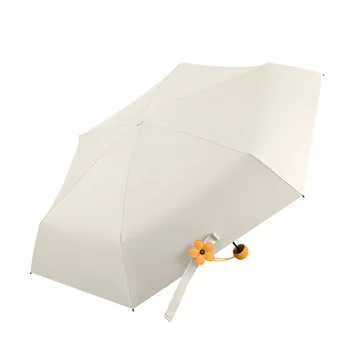 Mini Tasku Vihmavari 6 Ribi Päikesevari Kokkuklapitavad päevavarjude Mini Vihmavari Päike Mugav Reisides Uus Naiste Lapsed