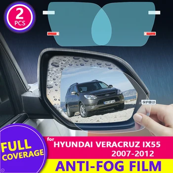 näiteks Hyundai Veracruz ix55 2007-2012 ET Täielikult Katta Rearview Mirror HD Film Anti-Fog Veekindel Auto Peegel Kleebis Auto Tarvikud