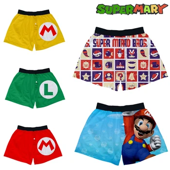 Super Mario Multikas Lastele Aluspesu Mood Trükitud Hingav Ultra-õhuke Underpant Anime Kids Püksid Mäng Pehme Aluspüksid Kingitus