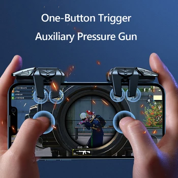 1 Paar 6 Sõrme Mäng Töötleja Gamepad Tundlik Mängu Eesmärk Shooting Vallandab Joystick-Nuppu PUBG Mobile