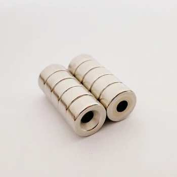 10TK Neodüümi Magnetid Auk N35 NdFeB Peitpeakruvi Ring Magnet OD12xID4x5mm Mille Ühel Küljel Peitpeakruvi Auk
