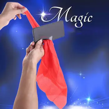 1TK Magic Trikke Silk Mustkunstnik Sall Läbi Telefoni Naljakas Magic Rekvisiidid suurendatud Jõudlus Classic Magic Mänguasjad Lastele