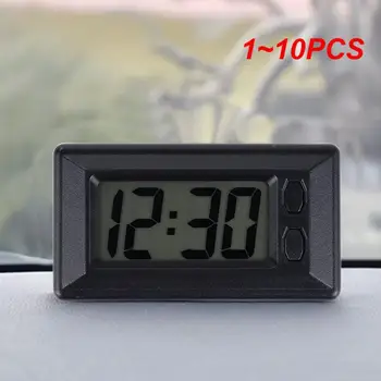 1~10TK Mini Auto Armatuurlauale digitaalkell Sõiduki isekleepuvad Kella LCD Aja näit Auto kleepida Vaadata