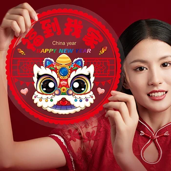 2/8pcs 2024 Hiina Uue Aasta Fu Akna Kleebis Spring Festival Aknas Võrede Uus Aasta Dekoratiivsed Kleepsud Kleebised Kleebise