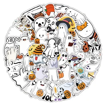 53pcs Uus Halloween Vaimu Cute Cartoon Teenetemärgi Mobiiltelefoni Juhul Vee Tassi Pagasi Sülearvuti