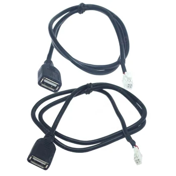 Adapter Kaablid USB-Kaabel AUX Universaalne auto raadio Android Navigatsiooni 4pin ja 6pin connector