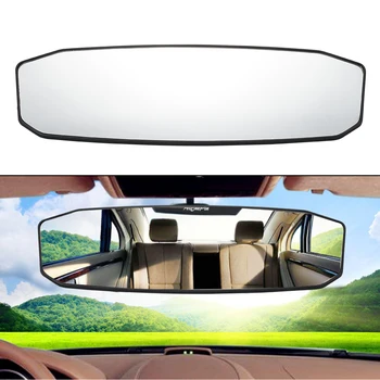 Auto Salongi Tahavaatepeegli Universaalne Klamber Panoraam Rearview Mirror, et Vähendada Blind Spot Tõhusalt lainurk Kumer