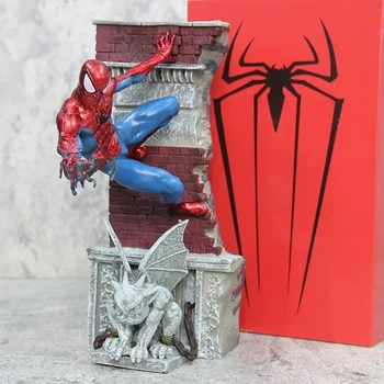 Avengers Infinity Sõda Spiderman Tegevus Joonis Pvc Figuriin Kuju Nukk Laekuva Mudel Teenetemärgi Mänguasjad Lastele Kingitus 28cm