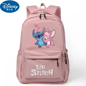 Disney Stitch Kooli Seljakott Laste Koolikotid Tüdrukud Daypack Nooruk Kotid Kawaii Suure Mahutavusega Veekindel Seljakott Kingitus