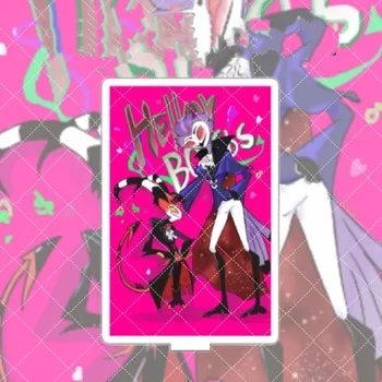Helluva Boss Seista Märk Peen Desktop Kaunistused Loovust Cartoon Joonis Anime Koguda Mudel Mänguasjad Blitzo Poiss Festival Kingitus