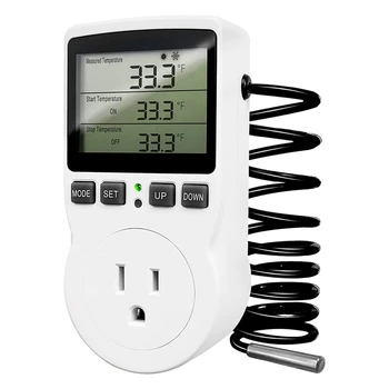 Hot Digital Temperature Controller, Outlet,120V Elektriline Termostaat Väljalaskeava Kork 110V Jaoks Roomajate Terrarium Kasvuhoone USA Pistik