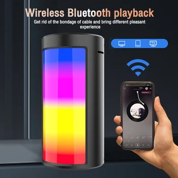 Kaasaskantav Väljas Subwoofer Reverb LED, Bluetooth Kõlar, Bluetooth 5.0 Suure Võimsusega Traadita Kõneleja Kodu FM-Raadio Auto Kõlarite TF