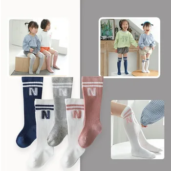 Korea Lapsed Koo Pehme Mood Kirja Sokid Beebi Keskmise Toru Pikad Sukad Sokid Imiku Väikelapse Poisid Tüdrukud Vabaaja Sokid 0-3 AASTAT