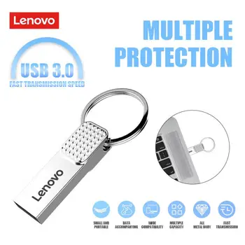 Lenovo USB 3.0 Flash Drive Veekindel 1TB USB-Mälupulgale Metallist kiire 128GB USB Pulk Koos Võtmehoidja Väline Ladustamine Sõita