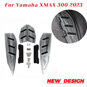 Näiteks Yamaha XMAX 300 2023 X-MAX 300 XMAX300 XMAX 250 400 Mootorratta Suu Pesulõksud Plaat Skidproof Pedaali Plaadi Jalatugi Footpads