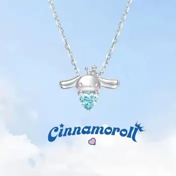Sanrio Cinnamoroll Kett Kaelakee Cartoon Kaelakee Kerge Luksuslik Kõrge Hinne Ehted Fashion Ripats Ehted Paar Valentine Kingitus
