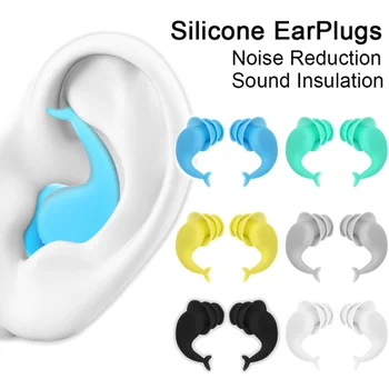 Silikoon kõrvatropid Vaal-kuju, Mürataseme Vähendamine heliisolatsiooni Kõrvatropid Helikindel Magada Anti-Müra Magab Abi Hoolduse Earmuff