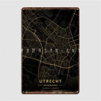 Utrecht Holland Plakat Metallist Tahvel Kino Köök Elutuba Luua Laigud Tina Märk Plakat