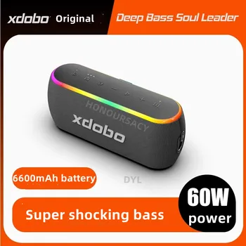 XDOBO X8 III Juhtmevaba Bluetooth Kõlar Väljas Värvikas 60W High Power Subwoofer Kaasaskantav Heli Veerus caixa de som Boombox