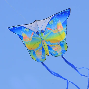 Yongjian 1.3 m Hiina stiilis liblikas lohe ilus sinine liblikas kujuga lohe Koos 50m lohe string algajatele lennata